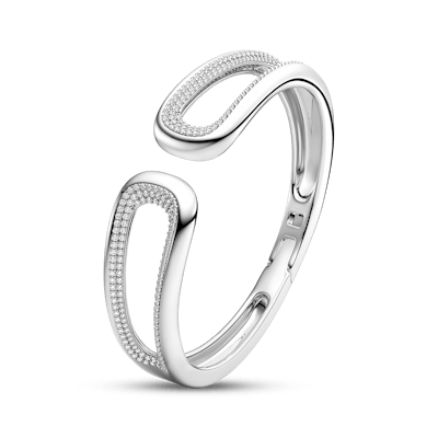 Sif Jakobs Jewellery — Borsa Due Bangle Zirconia Sif Jakobs Jewellery Borsa Due Bangle Zirconia — Armband