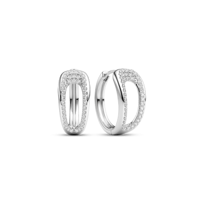 Sif Jakobs Jewellery — Borsa Creolo Piccolo Earrings Zirconia Sif Jakobs Jewellery Borsa Creolo Piccolo Earrings Zirconia — Örhängen