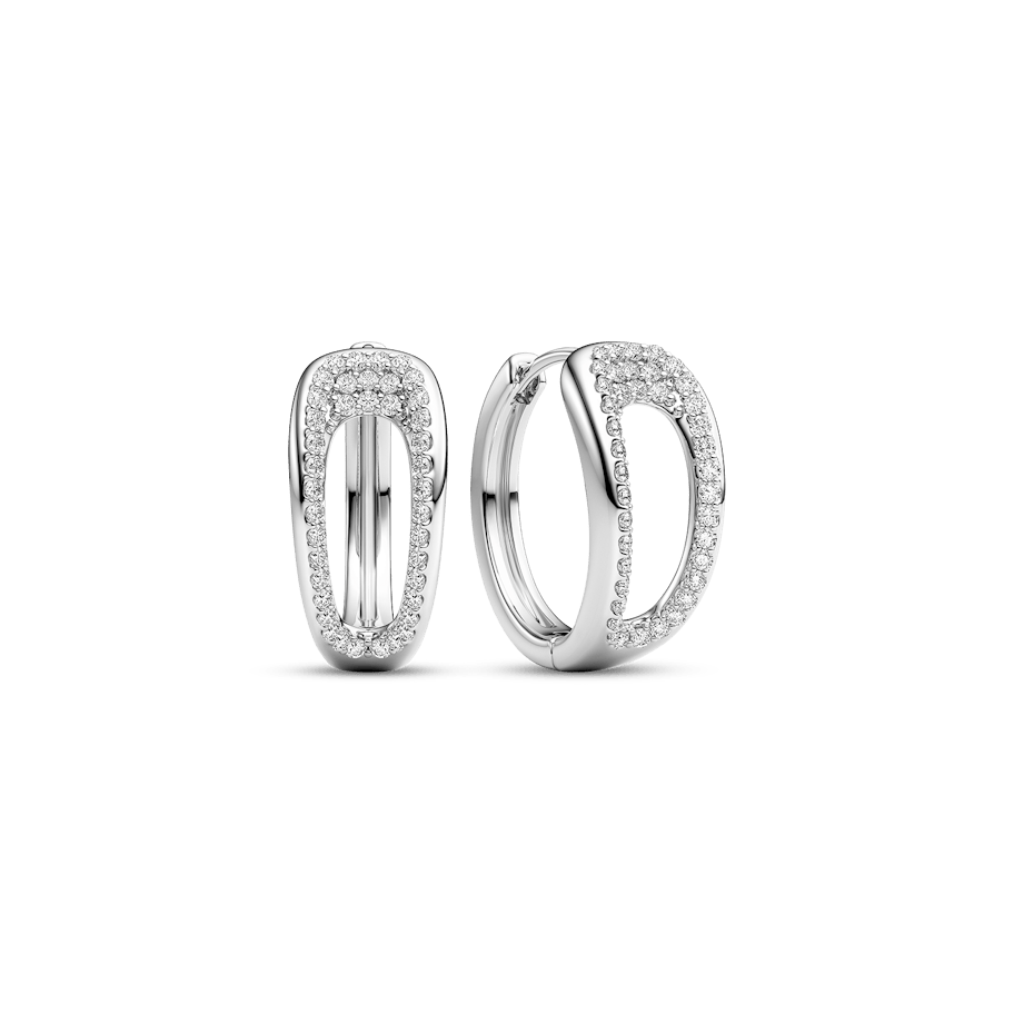 Sif Jakobs Borsa Creolo Piccolo Earrings Zirconia SJ-E2624-CZ Sif Jakobs Borsa Creolo Piccolo Earrings Zirconia SJ-E2624-CZ