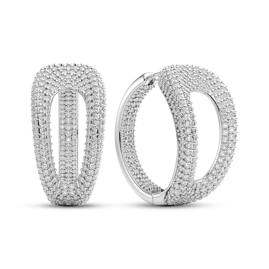 Sif Jakobs Borsa Creolo Grande Earrings Zirconia SJ-E2626-CZ Sif Jakobs Borsa Creolo Grande Earrings Zirconia SJ-E2626-CZ