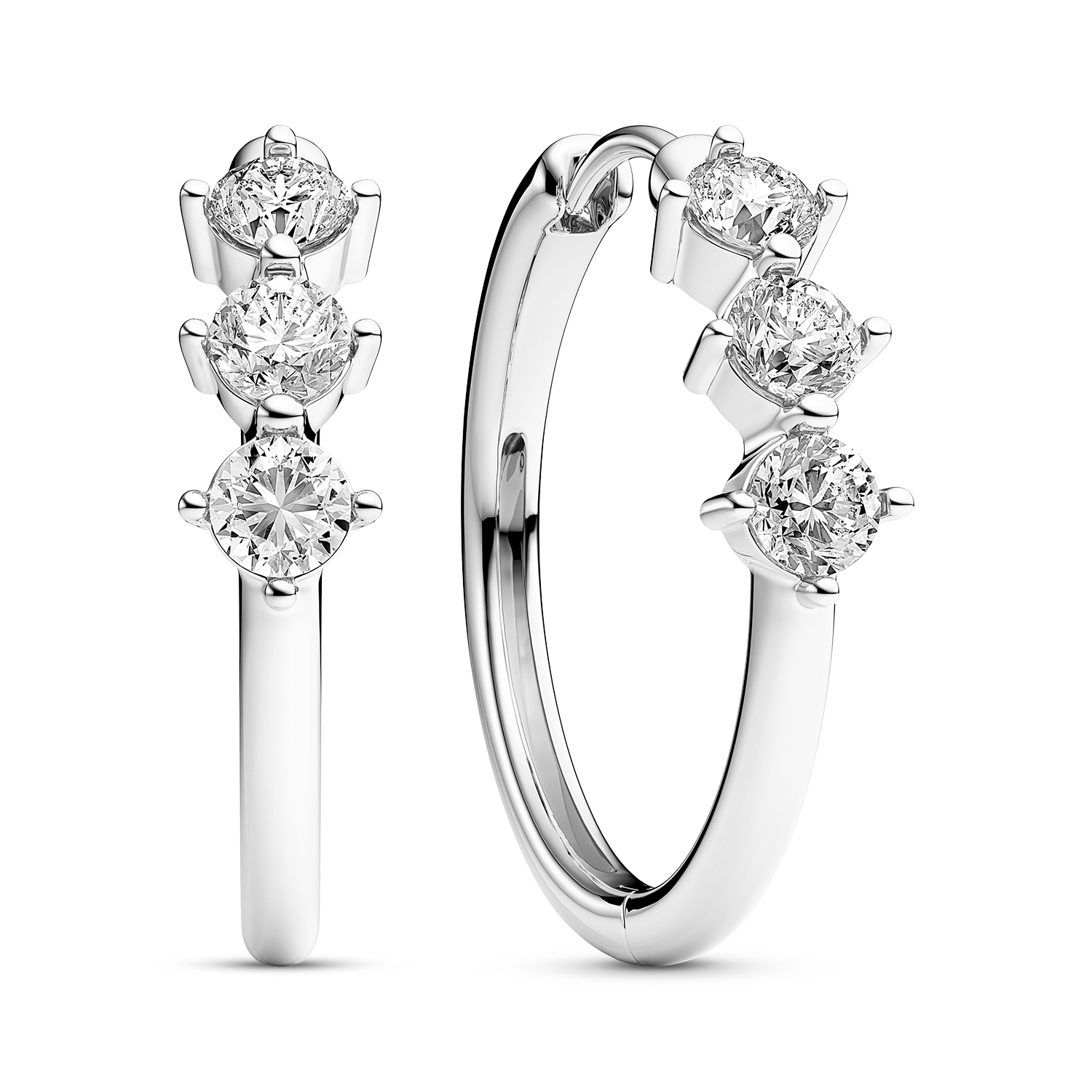 Sif Jakobs Jewellery Princess Creolo Grande Earrings — Oorbel