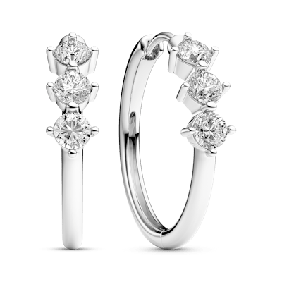 Sif Jakobs Jewellery — Princess Creolo Grande Earrings Sif Jakobs Jewellery Princess Creolo Grande Earrings — Oorbel