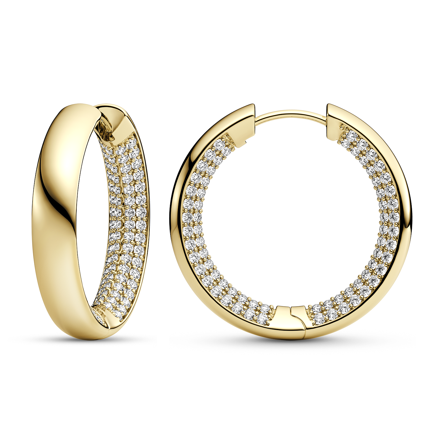 Sif Jakobs Melzo Grande Earrings SJ-E2861-CZ-YG