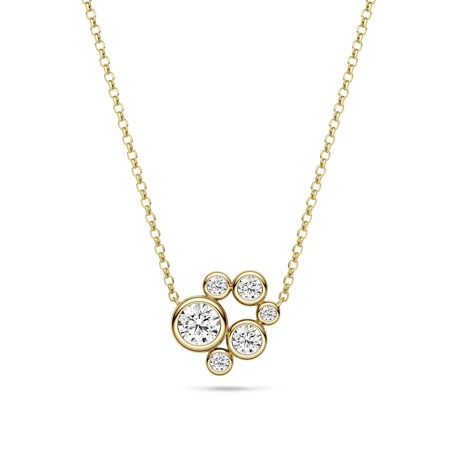 Sif Jakobs Sardinien Sei Necklace SJ-N2666-CZ-YG
