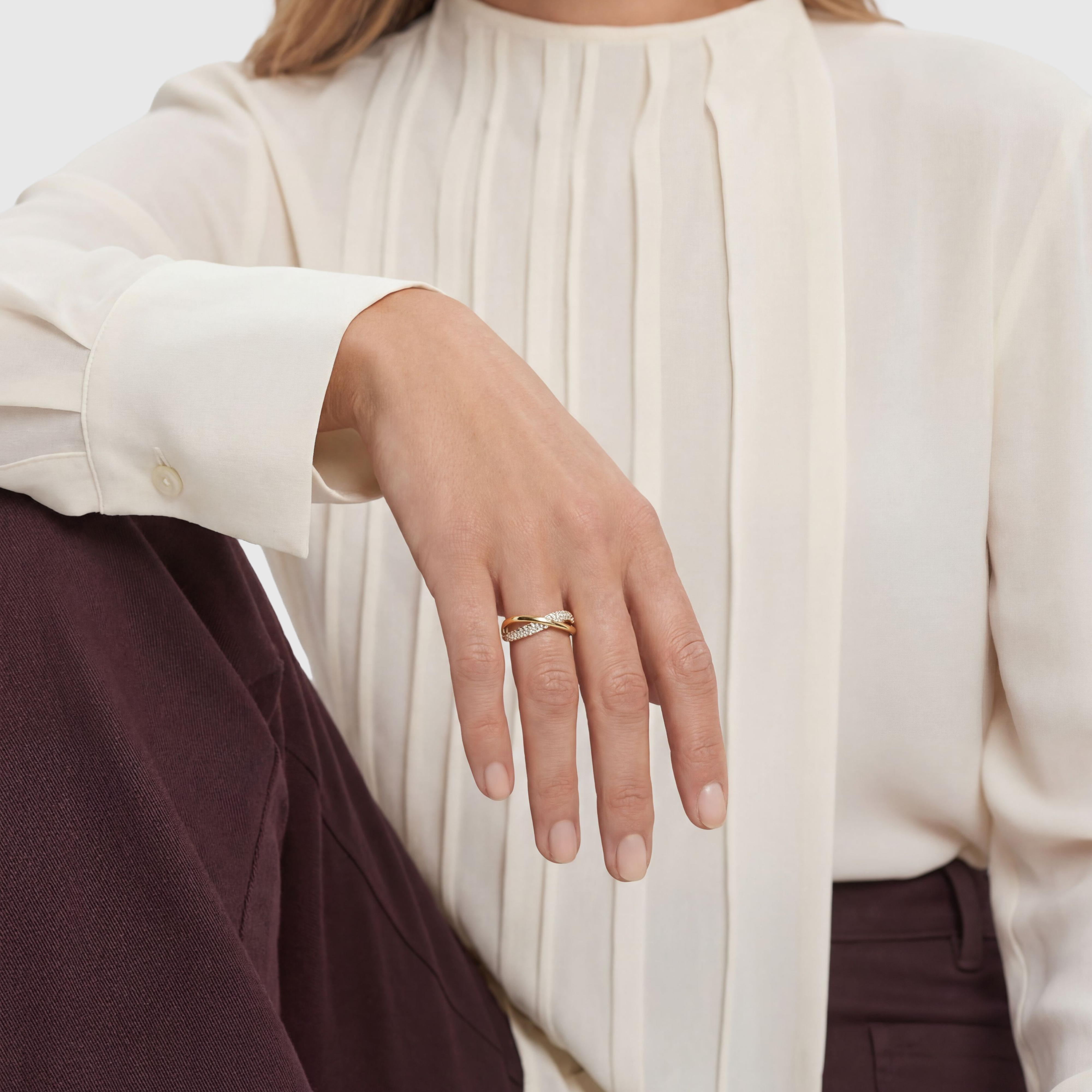 Sif Jakobs Jewellery Infinito Due Ring — Rengas