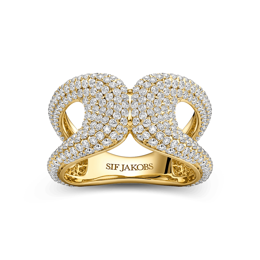 Sif Jakobs Borsa Due Grande Ring SJ-R2625-CZ-YG Sif Jakobs Borsa Due Grande Ring SJ-R2625-CZ-YG