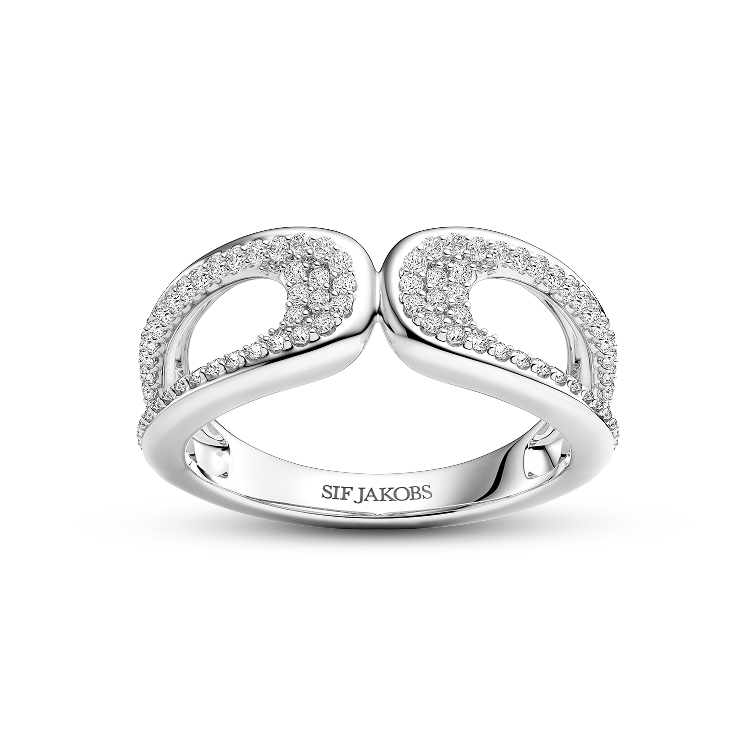 Sif Jakobs Jewellery Borsa Due Piccolo Ring Zirconia — Ring