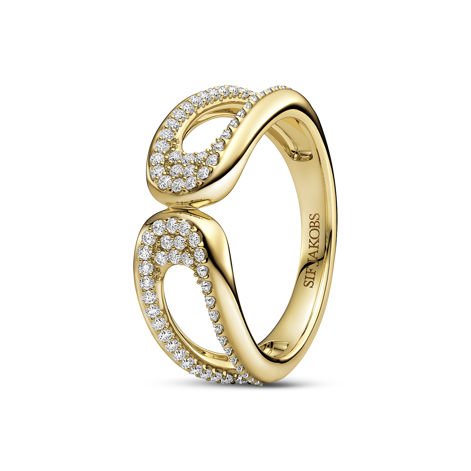 Sif Jakobs Jewellery Borsa Due Piccolo Ring Zirconia — Ring