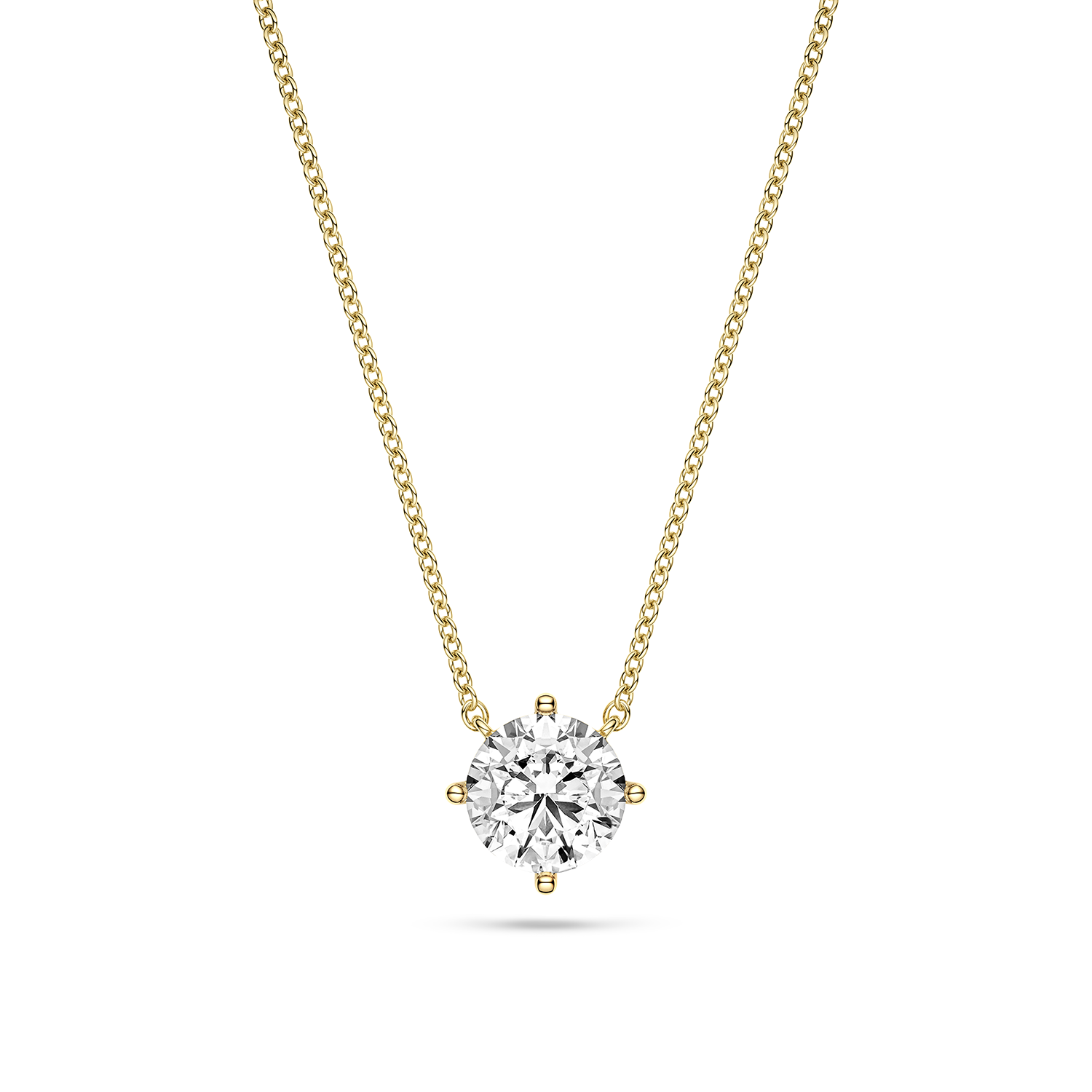 Sif Jakobs Princess Grande Necklace SJ-N7MMRD-CZ-YG