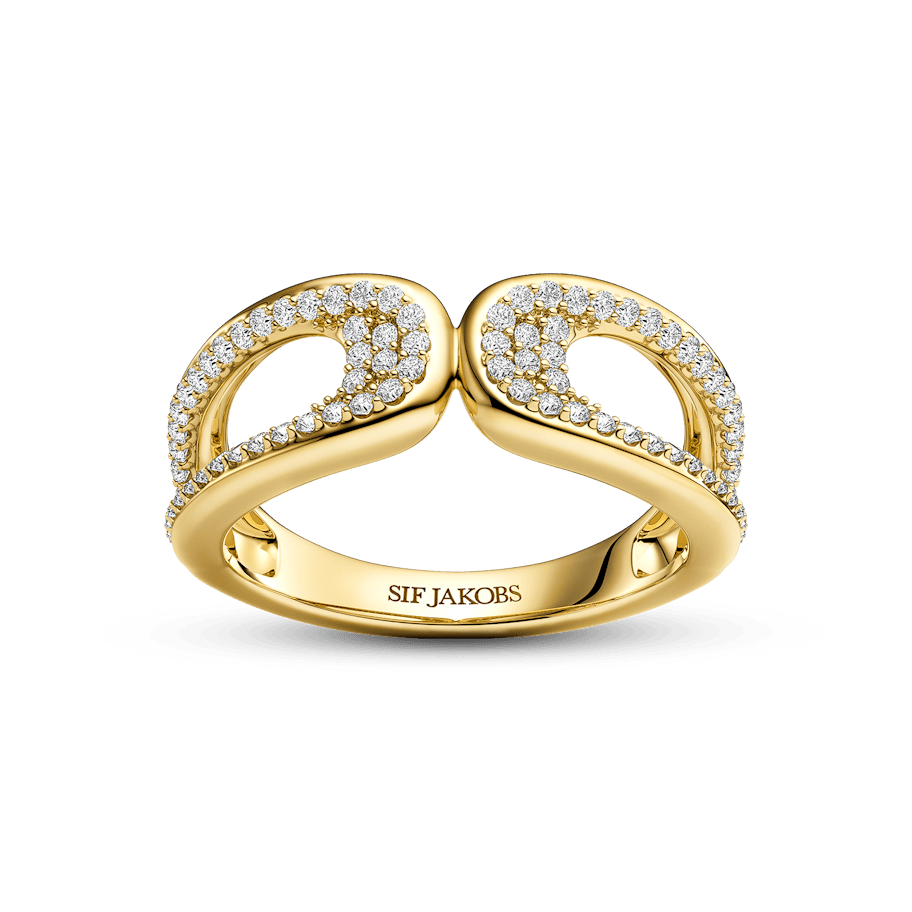 Sif Jakobs Borsa Due Piccolo Ring Zirconia SJ-R2624-CZ-YG Sif Jakobs Borsa Due Piccolo Ring Zirconia SJ-R2624-CZ-YG