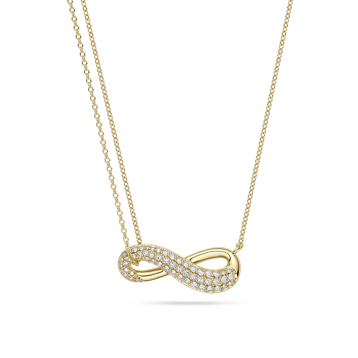Sif Jakobs Infinito Necklace SJ-N2871-CZ-YG