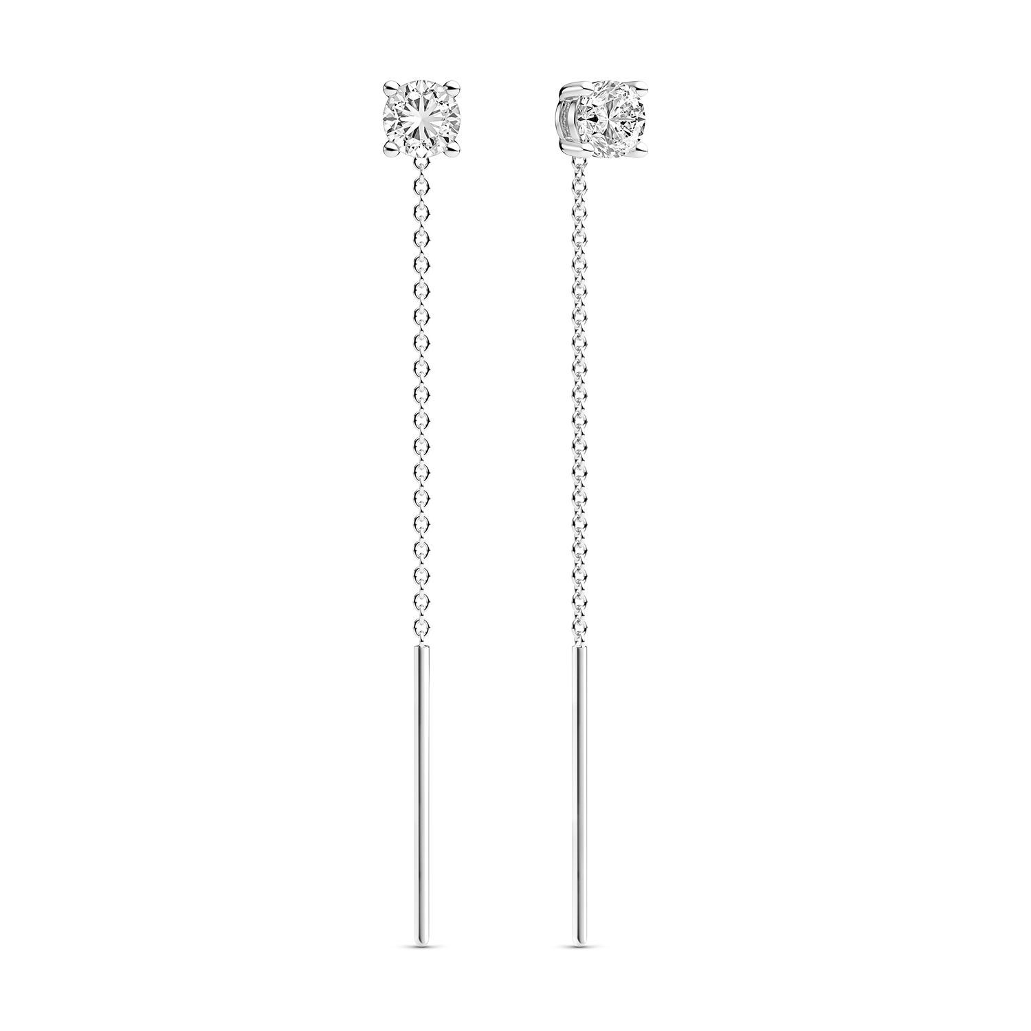 Sif Jakobs Princess Uno Lungo Earrings SJ-E45MMRD-CZ