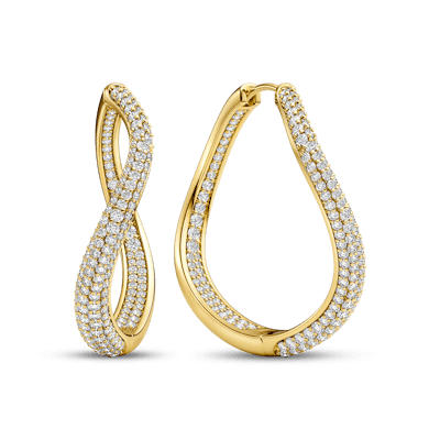 Sif Jakobs Jewellery — Infinito Grande Earrings Zirconia Sif Jakobs Jewellery Infinito Grande Earrings Zirconia — Kolczyk