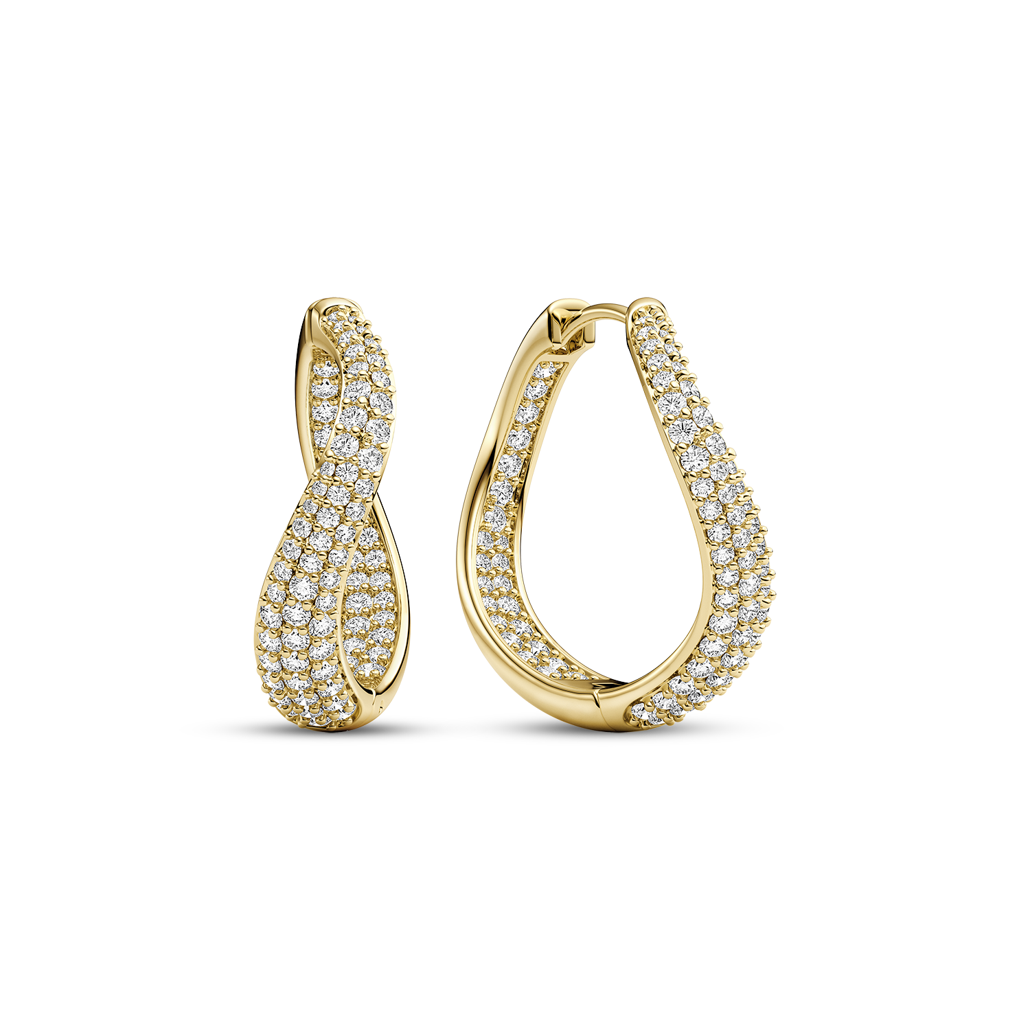 Sif Jakobs Infinito Piccolo Earrings Zirconia SJ-E2870-CZ-YG
