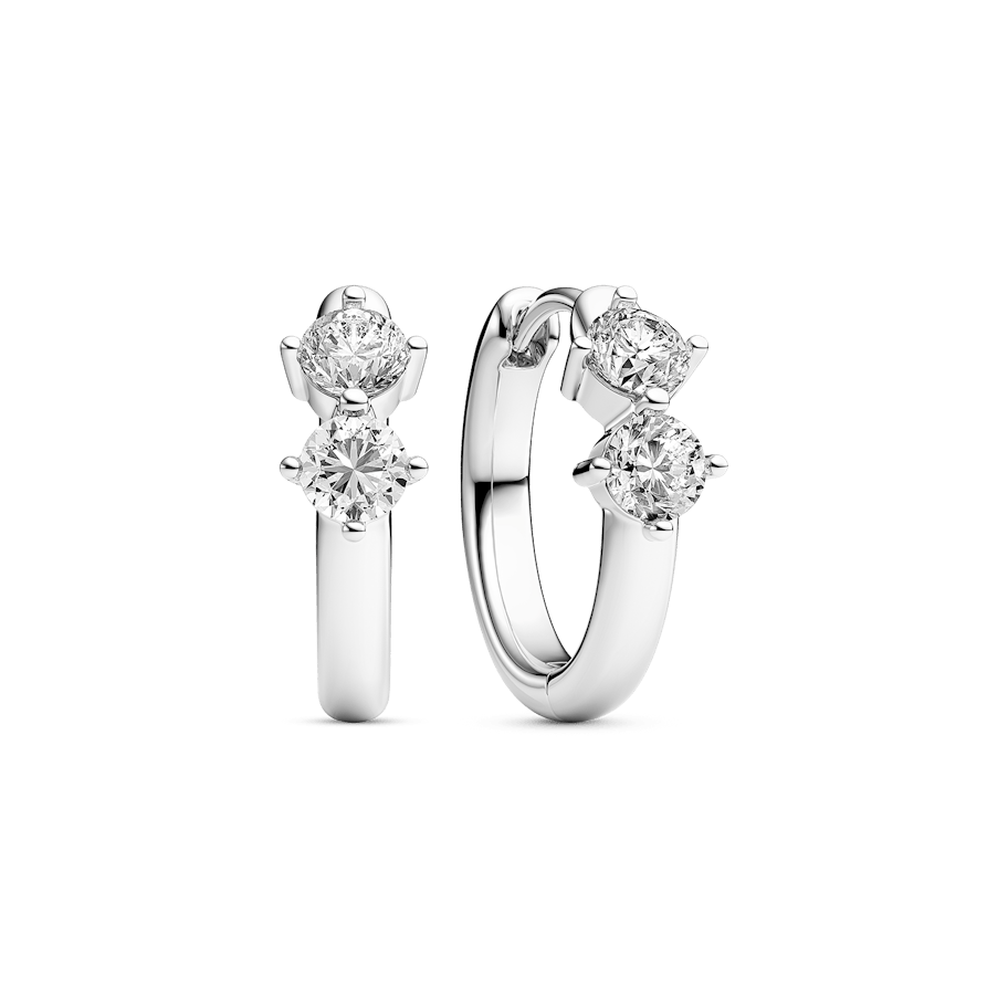 Sif Jakobs Princess Creolo Piccolo Earrings SJ-E2850-CZ Sif Jakobs Princess Creolo Piccolo Earrings SJ-E2850-CZ