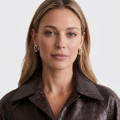 Sif Jakobs Jewellery — Borsa Creolo Medio Earrings Zirconia Sif Jakobs Jewellery Borsa Creolo Medio Earrings Zirconia — Kolczyk