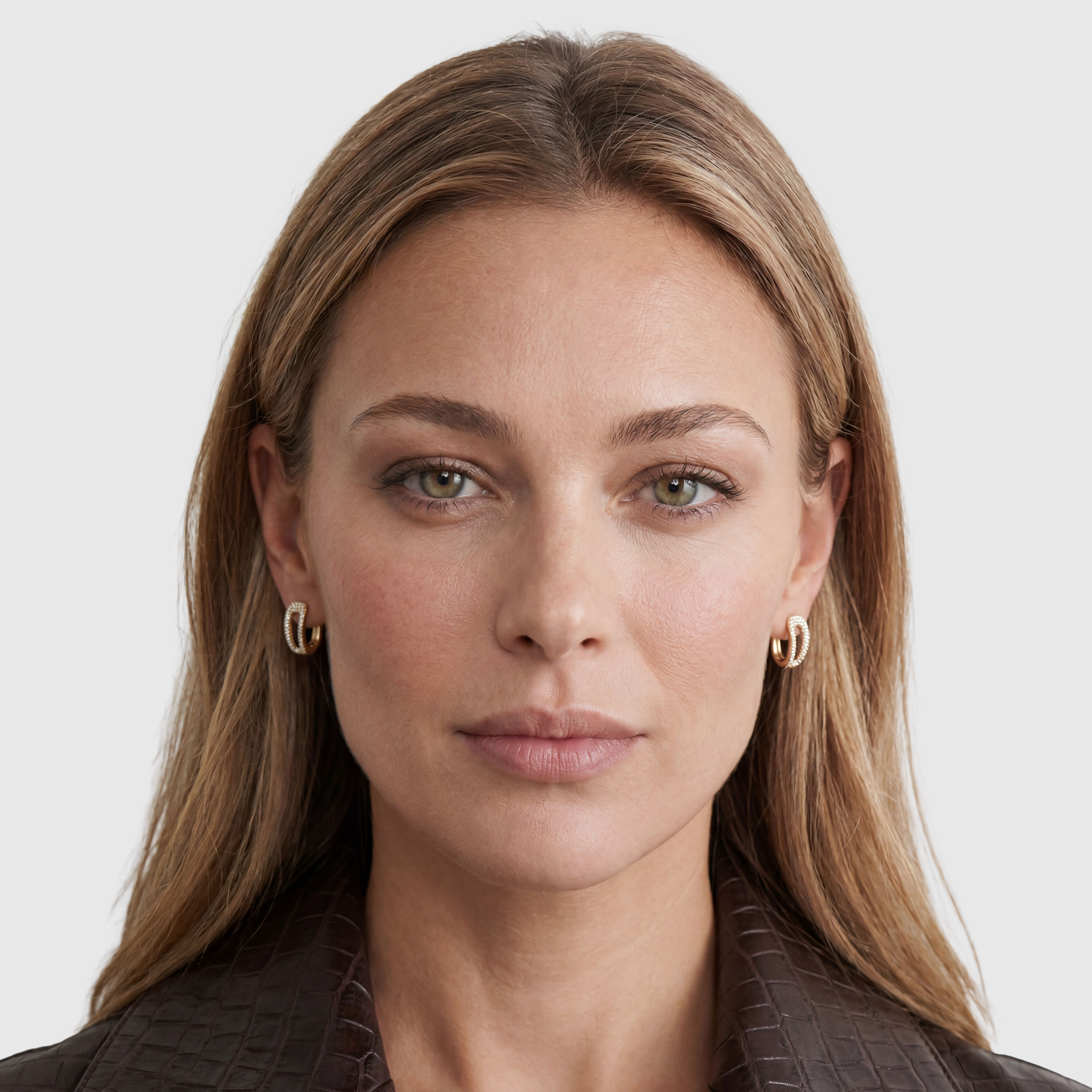 Sif Jakobs Jewellery Borsa Creolo Piccolo Earrings Zirconia — Kolczyk