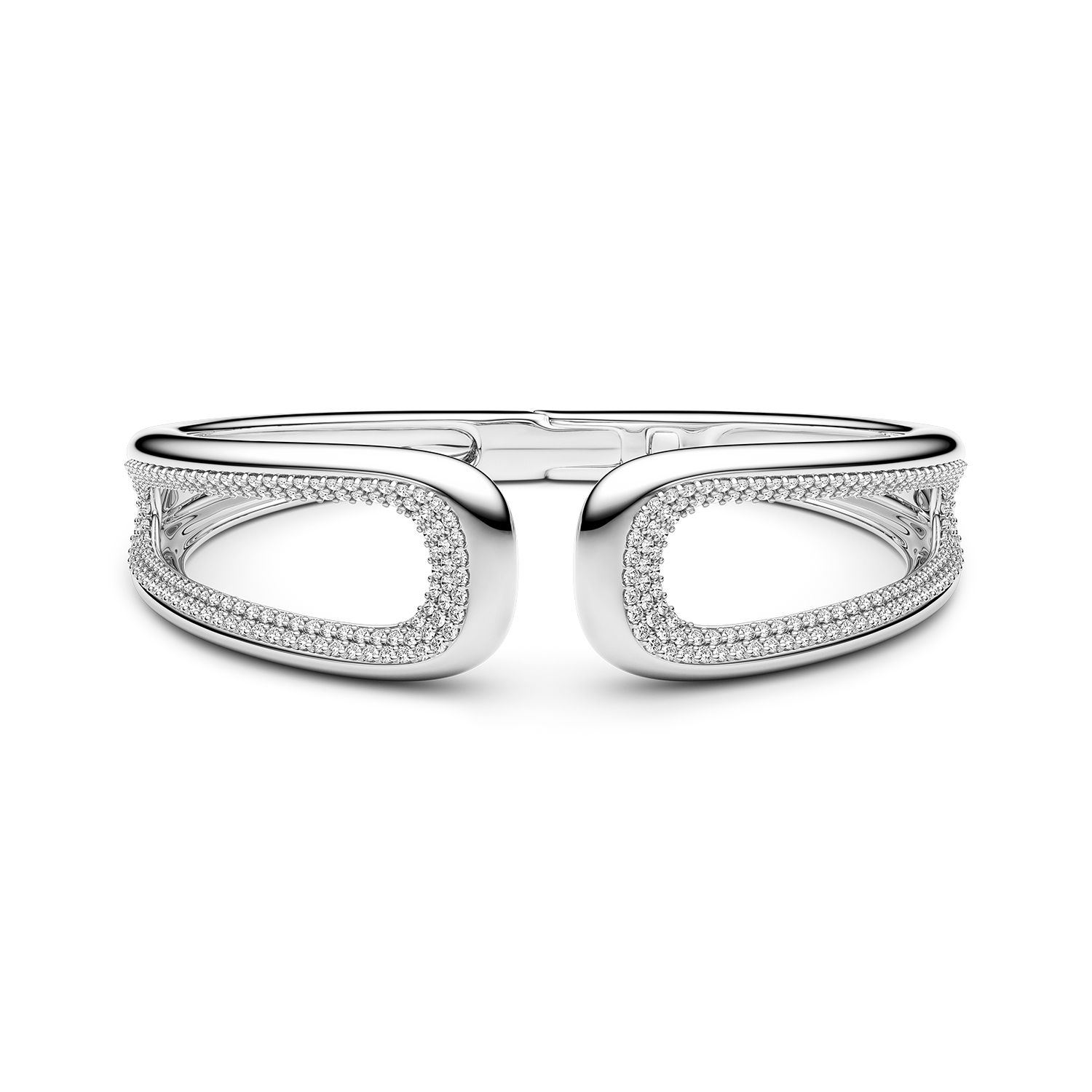 Sif Jakobs Jewellery Borsa Due Bangle Zirconia — Armbånd