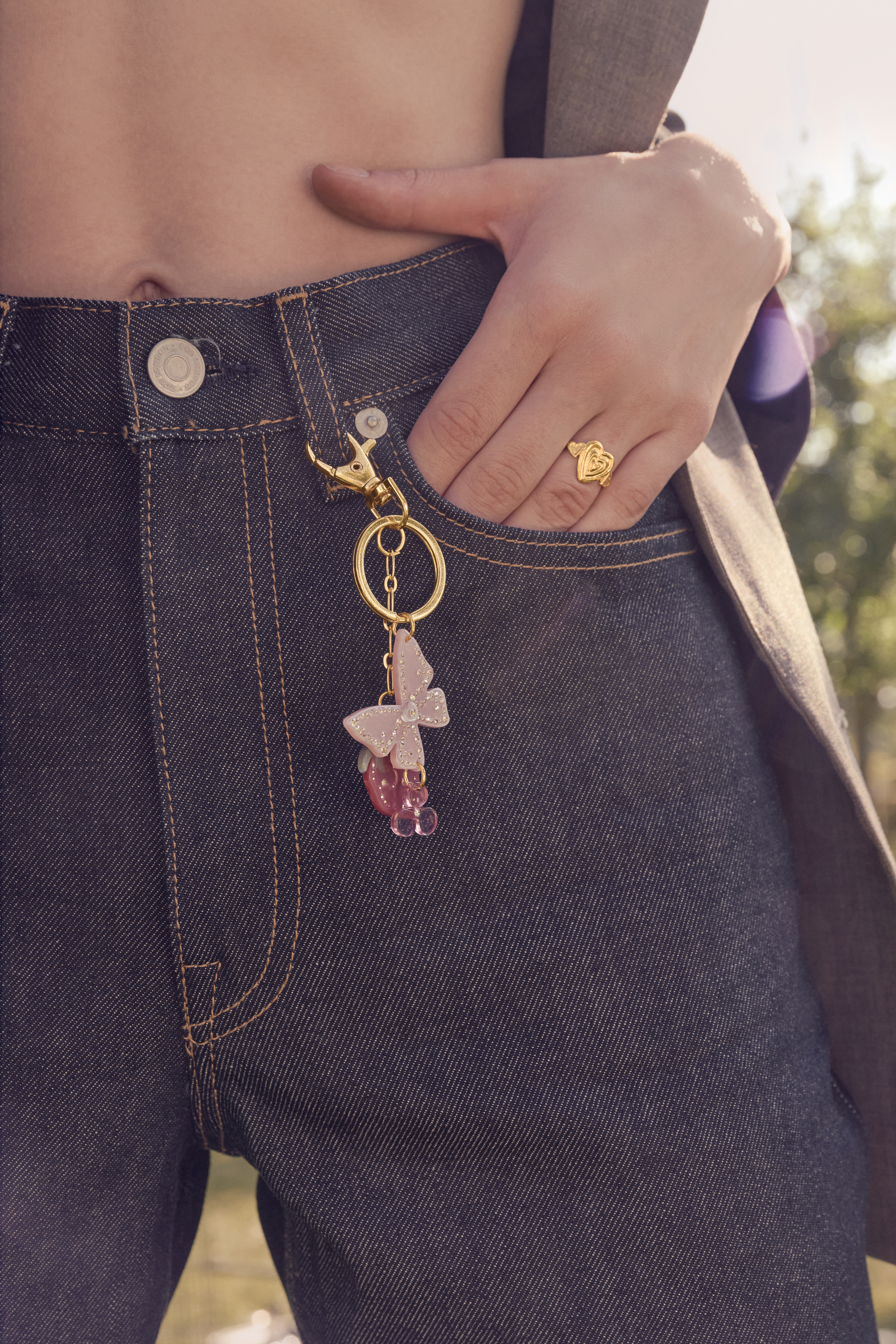 Maanesten Beri Keychain Cranberry — Accessoarer