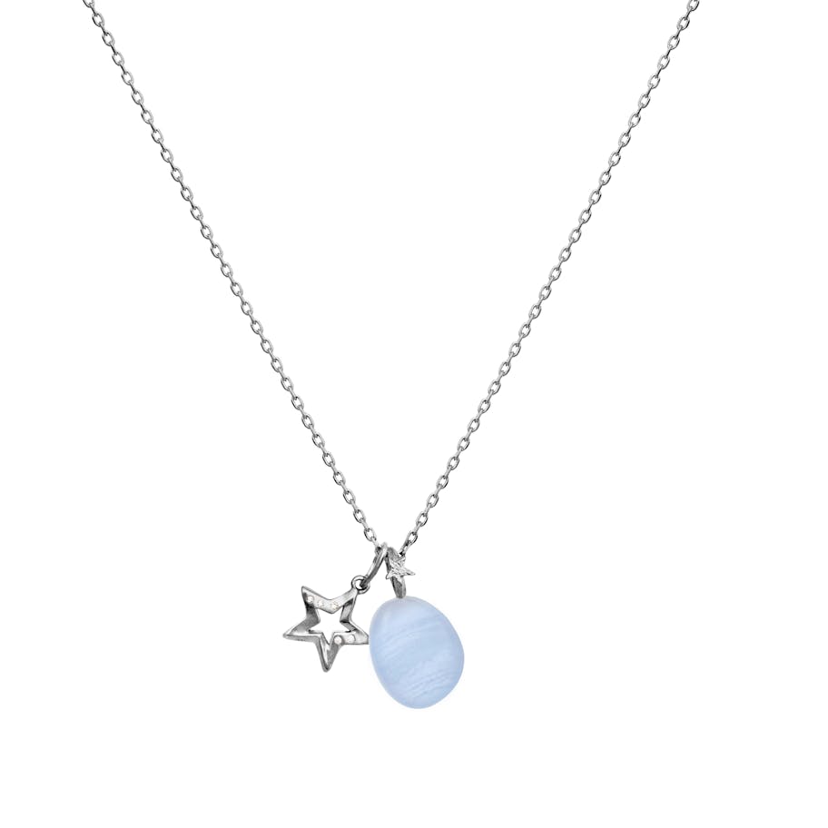 Blue Lace Air Pendant, silver Blue Lace Air Pendant, silver