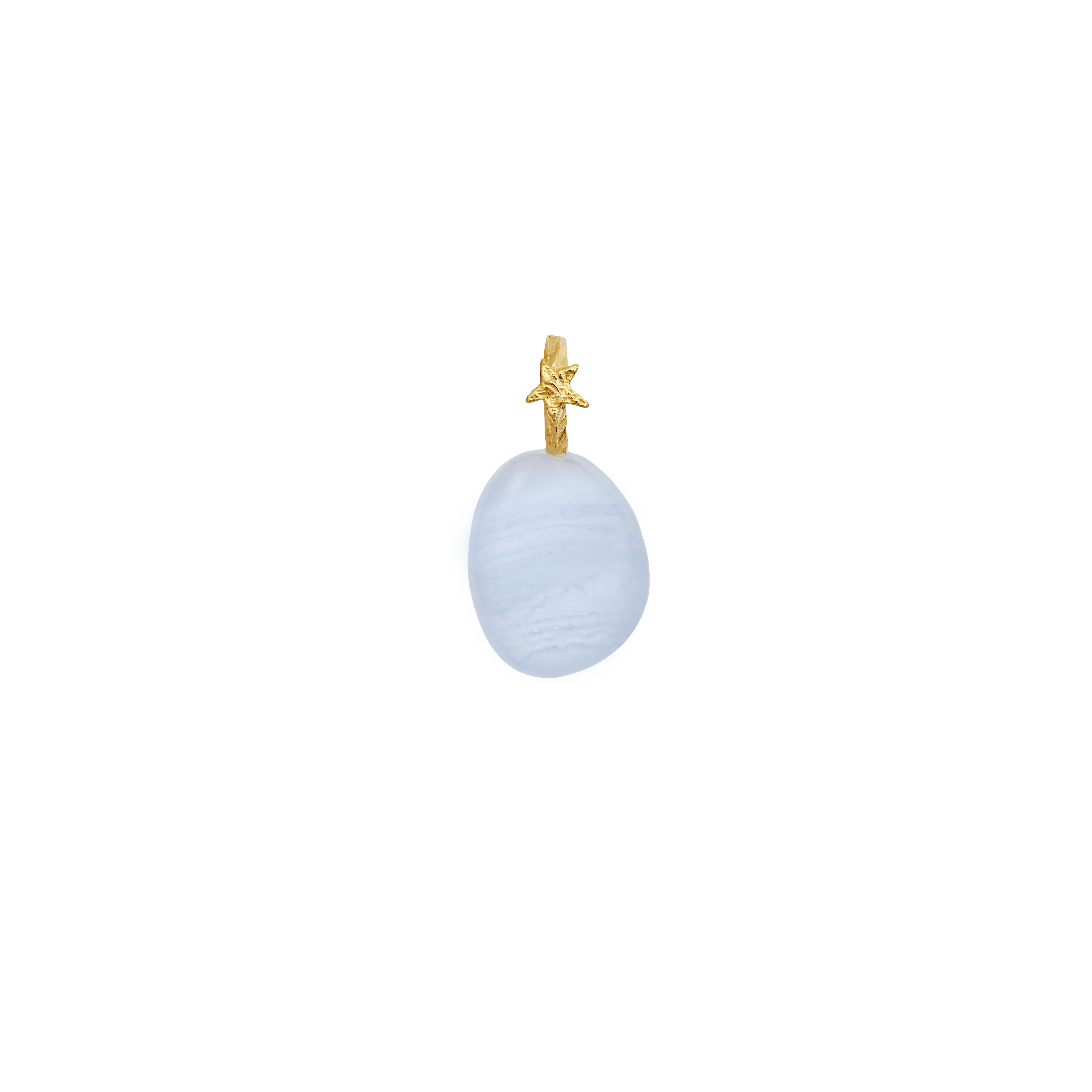 Blue Lace Air Pendant, gold