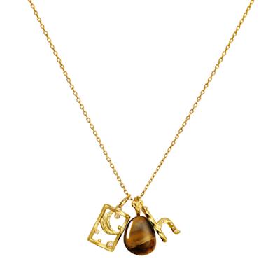 Maanesten — Tiger Eye Earth Pendant Maanesten Tiger Eye Earth Pendant — Pendant