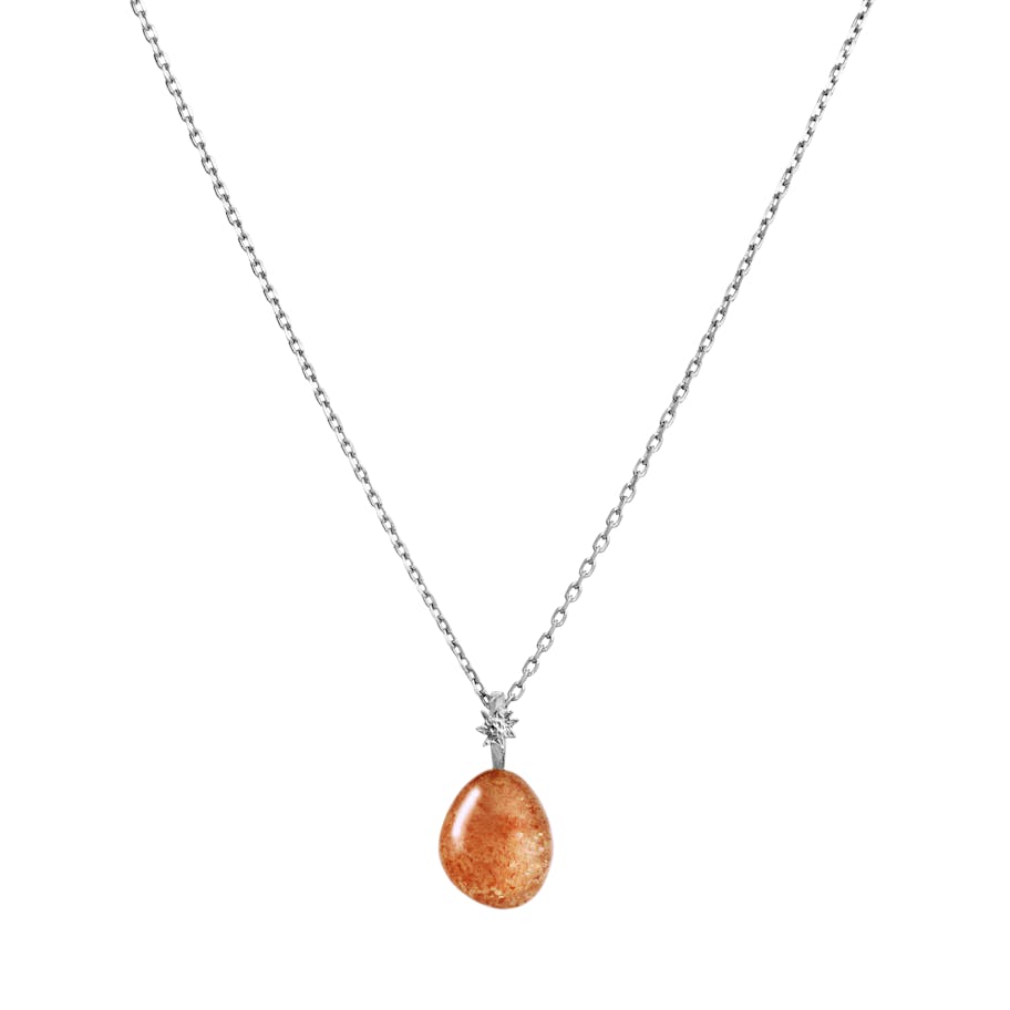 Sunstone Fire Pendant, silver Sunstone Fire Pendant, silver