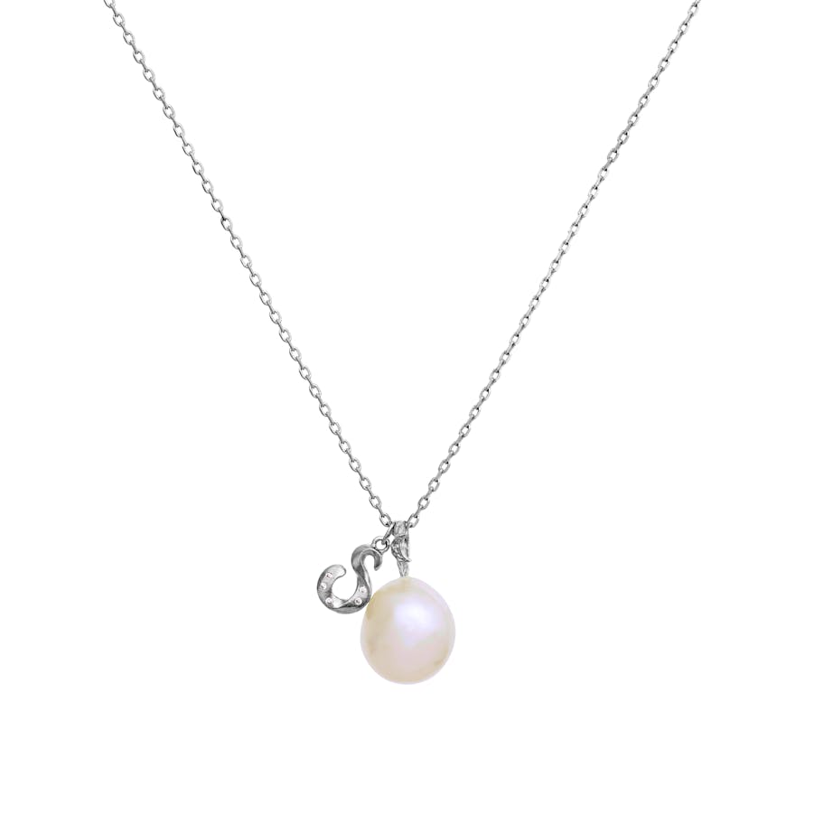 Freshwater Pearl Water Pendant, silver Freshwater Pearl Water Pendant, silver