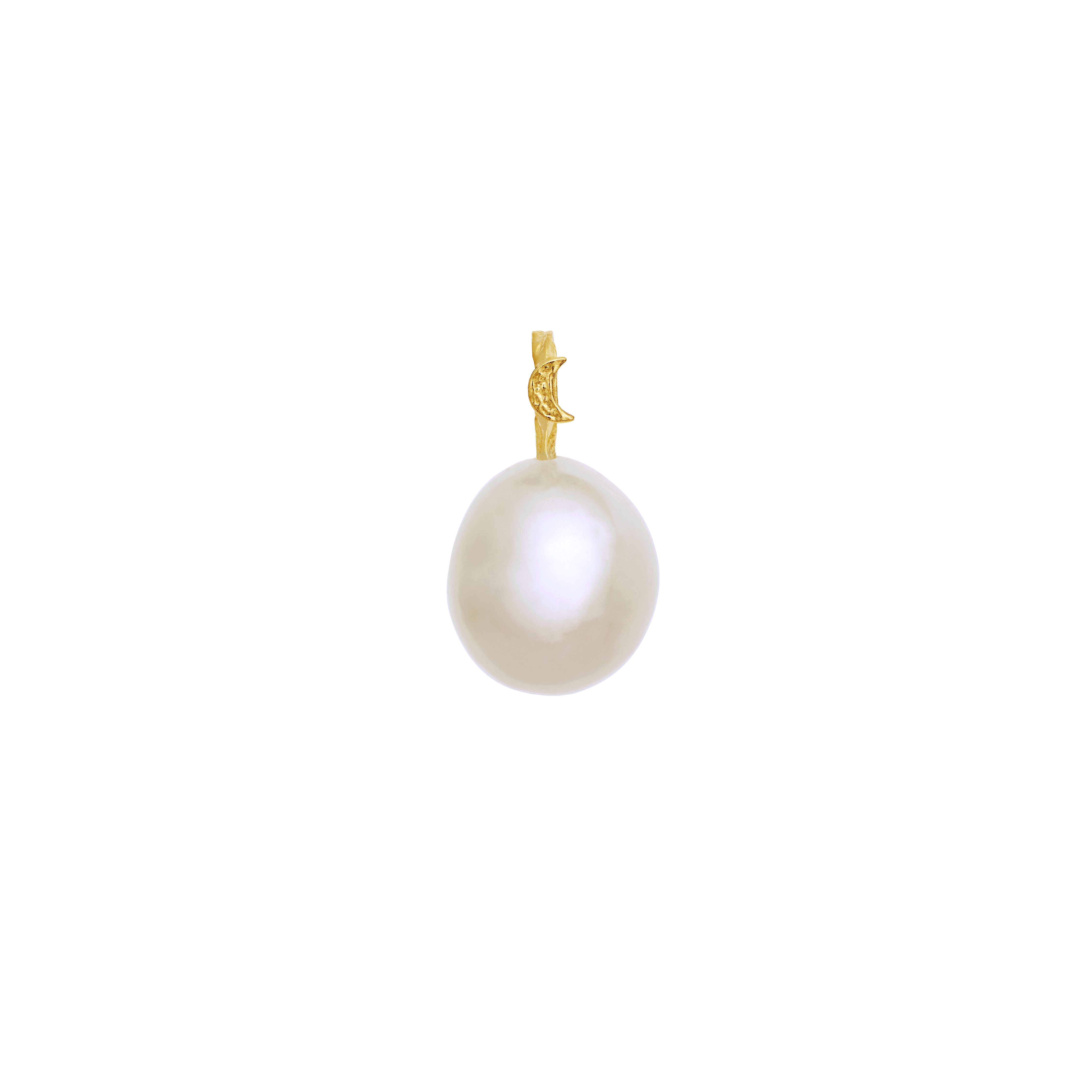 Freshwater Pearl Water Pendant, gold