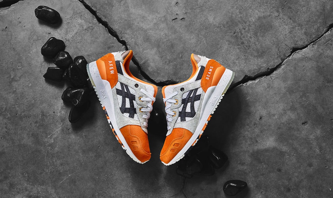 Afew x BEAMS x Asics Gel-Lyte III "Orange Koi"