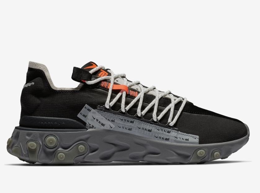 Nike React Runner WR ISPA "Black Metallic"