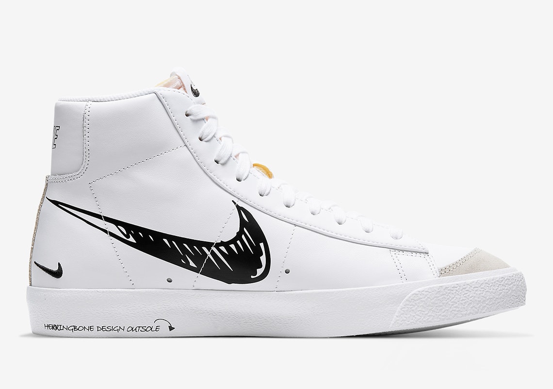 Nike Blazer Mid Sketch VNTG (Black)