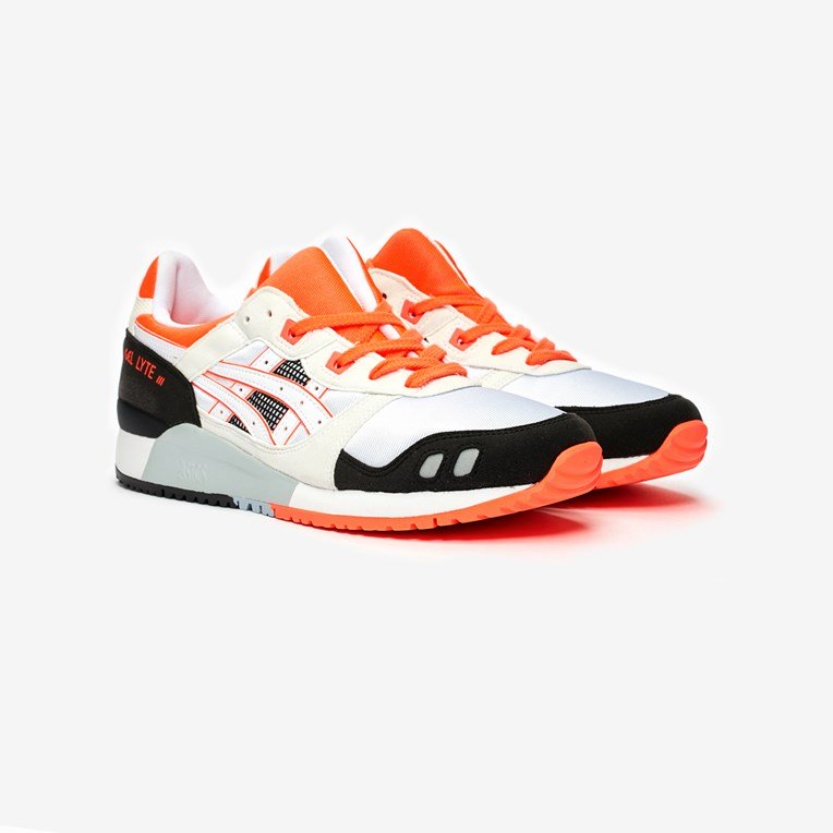 Asics Gel Lyte III OG WeiB Orange kaufen HEAT MVMNT
