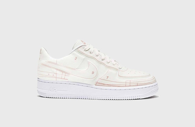 Nike Air Force 1 '07 LX Wmns (White/University Red)