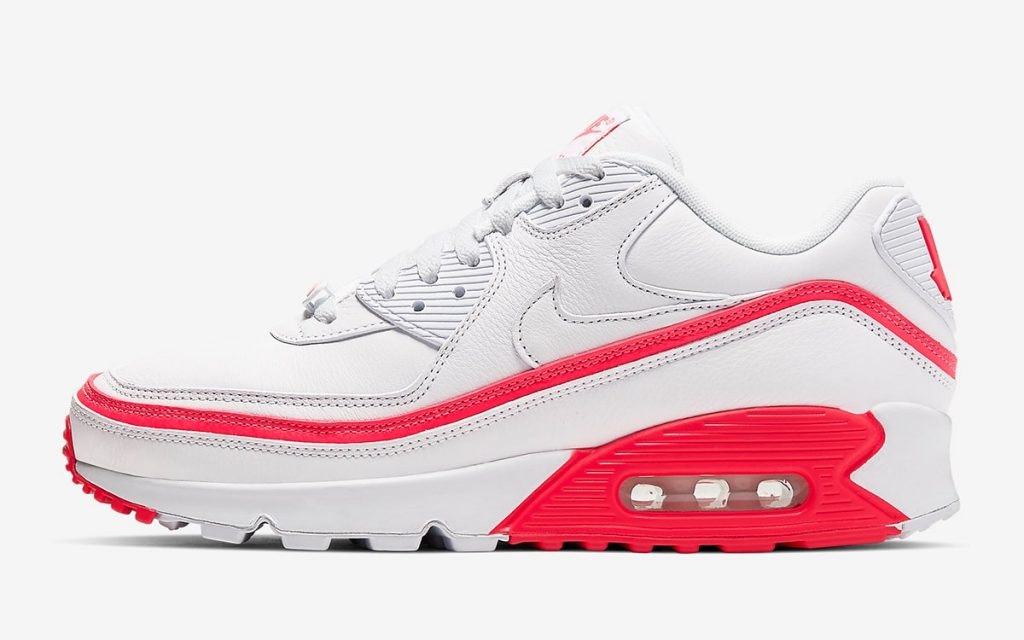 Undefeated x Nike Air Max 90 "White Solar Red"