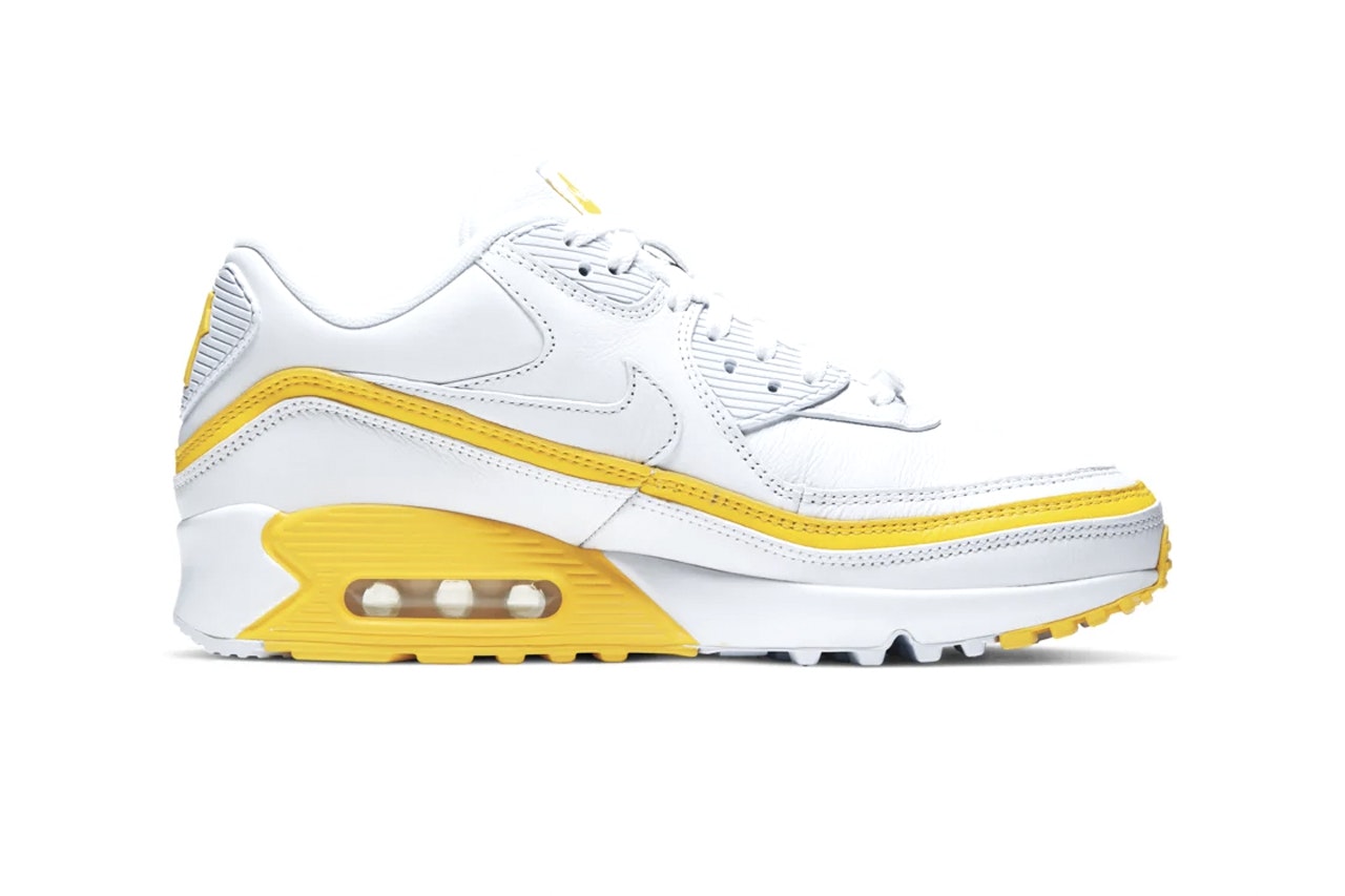 Undefeated x Nike Air Max 90 "White Optic Yellow"