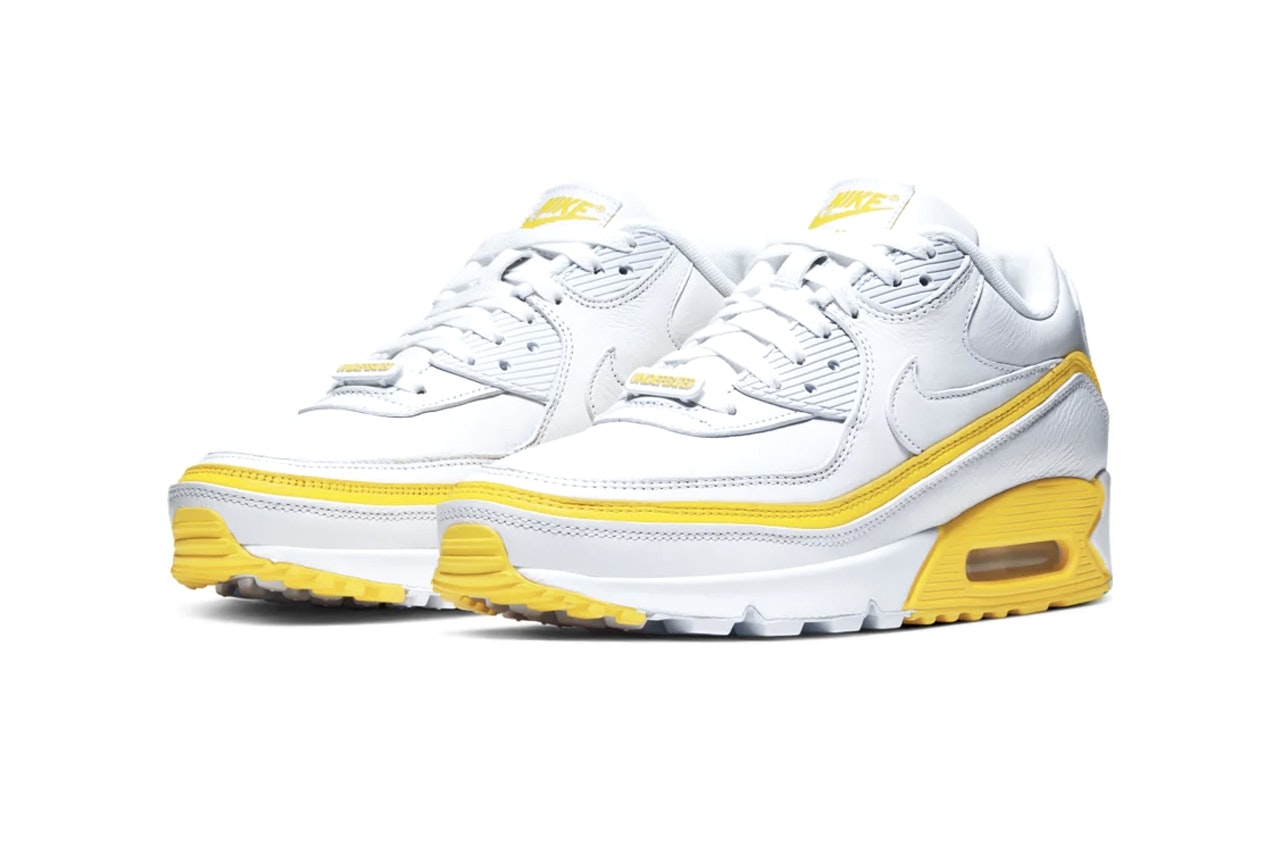 Undefeated x Nike Air Max 90 "White Optic Yellow"