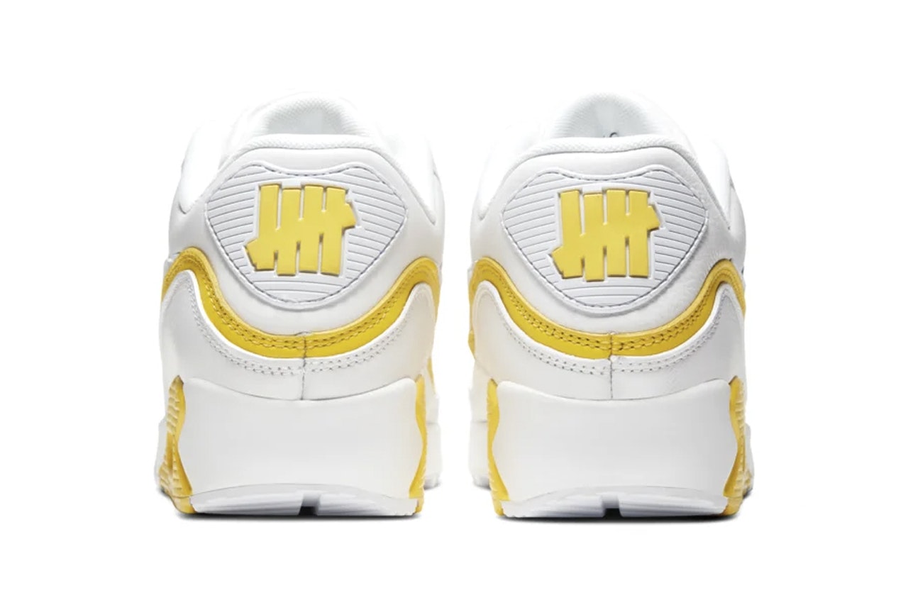 Undefeated x Nike Air Max 90 "White Optic Yellow"