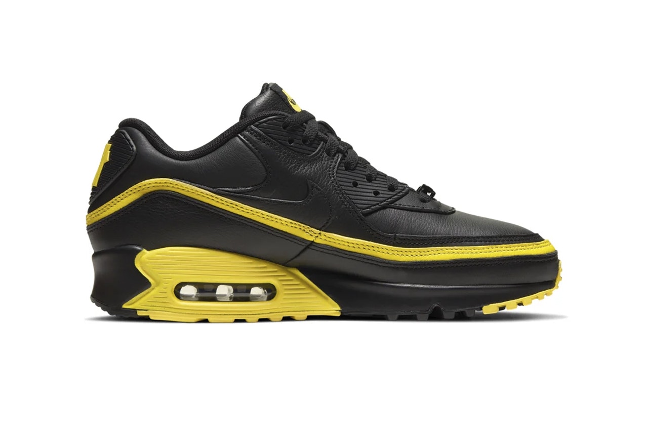 Undefeated x Nike Air Max 90 "Black Optic Yellow"