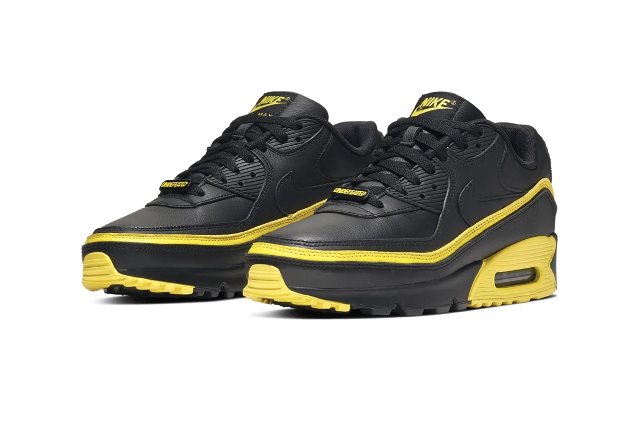 Undefeated x Nike Air Max 90 "Black Optic Yellow"