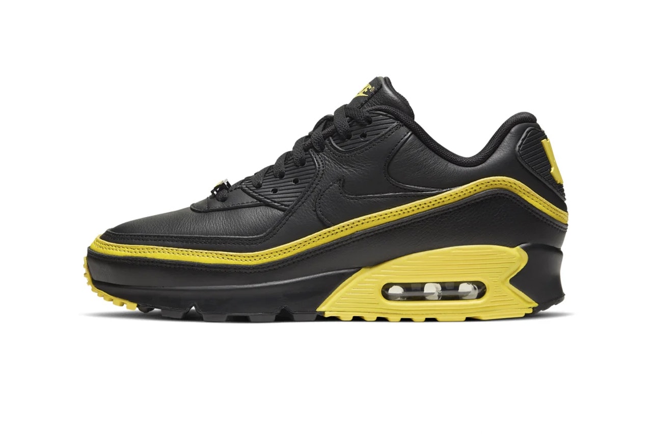 Undefeated x Nike Air Max 90 "Black Optic Yellow"