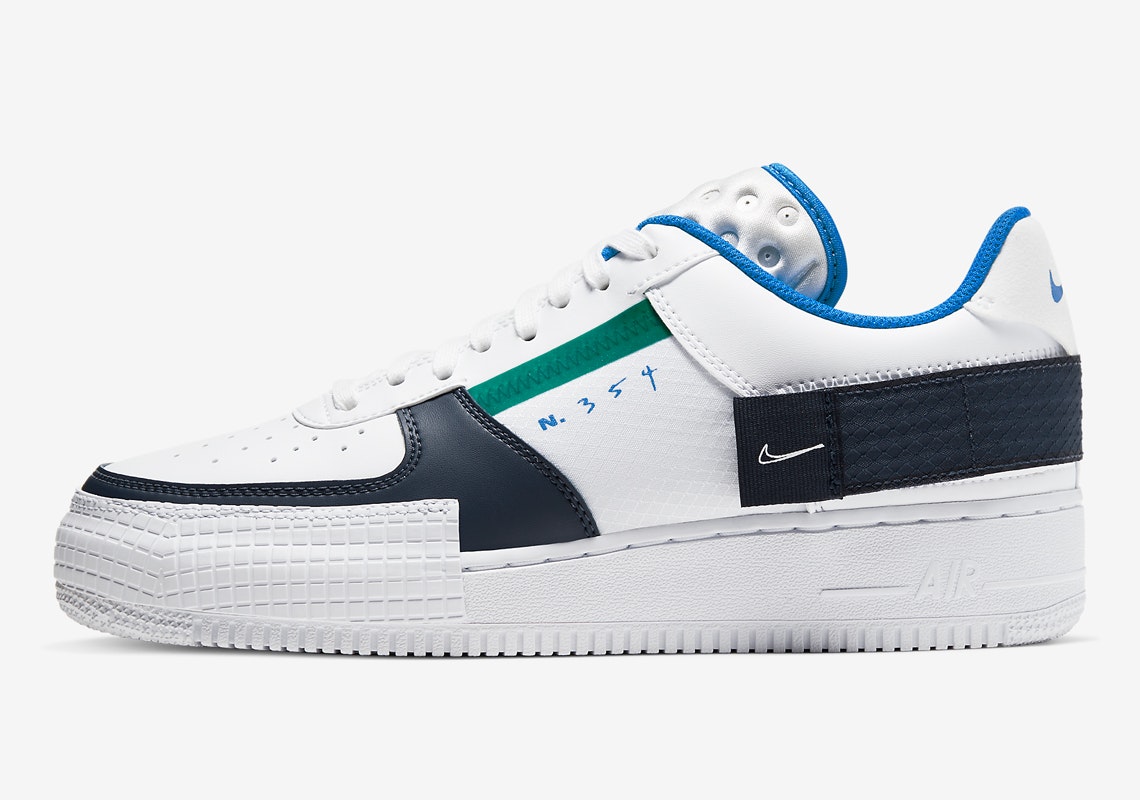 Nike Air Force 1 Low Type "White Obsidian"