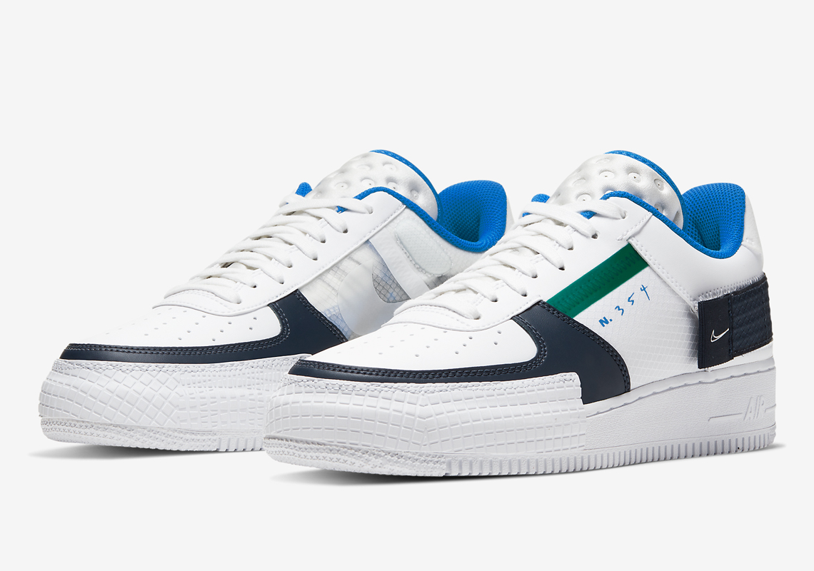 Nike Air Force 1 Low Type White Obsidian kaufen CQ2344 100 HEAT MVMNT