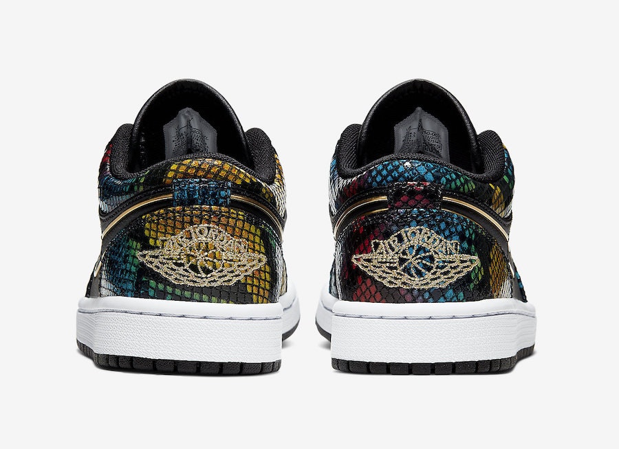 Air Jordan 1 Low Wmns "Multicolor Snakeskin"