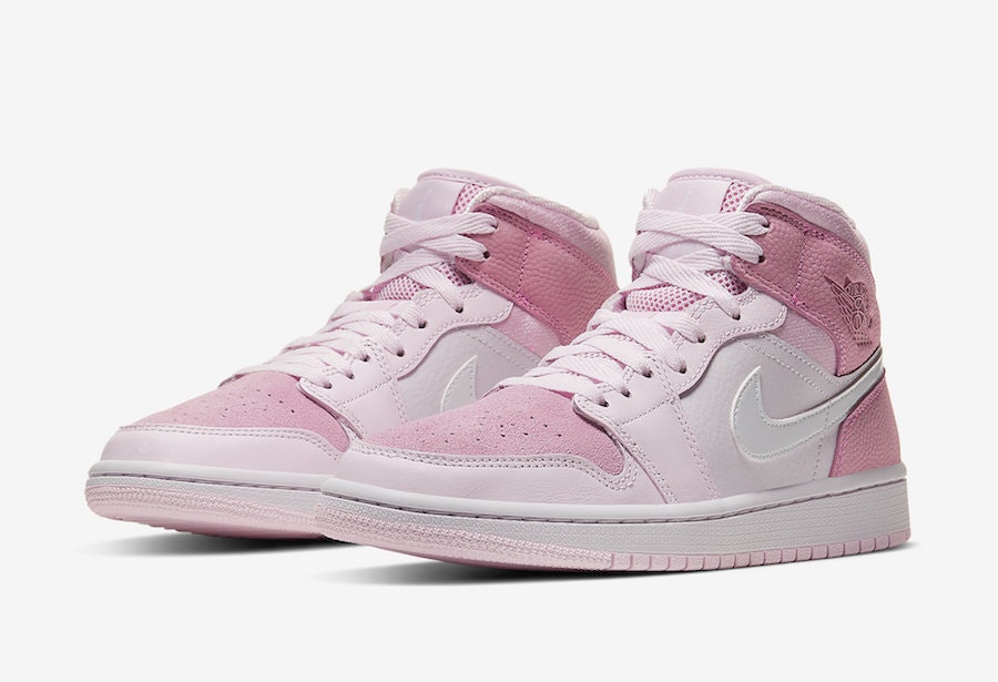 Air Jordan 1 Mid "Digital Pink”