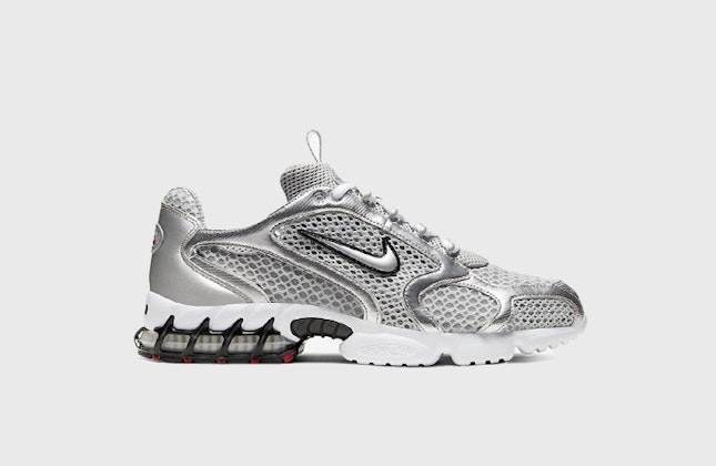 Nike Air Zoom Spiridon Caged "Metallic Silver"