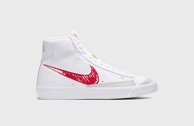 Nike Blazer Mid Sketch VNTG (Red)