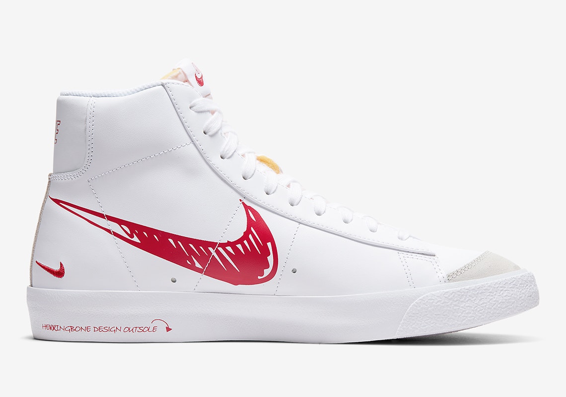 Nike Blazer Mid Sketch VNTG (Red)