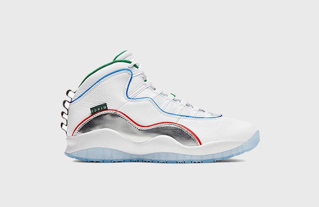 Wings x Air Jordan 10 "White Chrome"