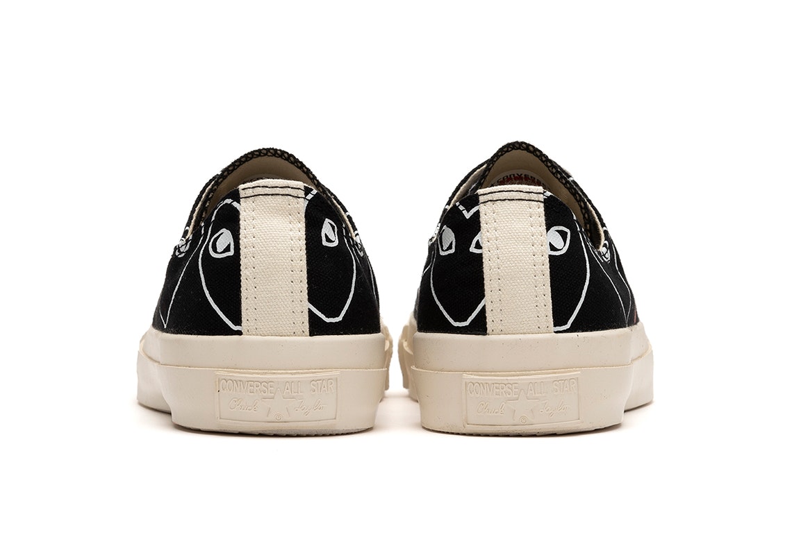 CDG PLAY x Converse Chuck Taylor All Stars Low "Heart Print" (White)